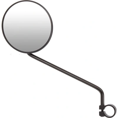 Afbeelding van Spiegel Ergotec M 55L lange Arm 105mm staal zwart gezandstraald