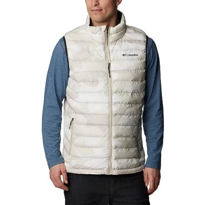 Afbeelding van Columbia Powder LITE VEST Bodywarmer, Heren, Maat: Medium, Dark stone