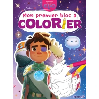 Afbeelding van DISNEY PIXAR ELIO MON PREMIER BLOC A COLORIER