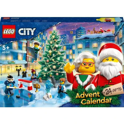 Afbeelding van LEGO 60381 City Adventskalender 2023 met 24 Cadeautjes