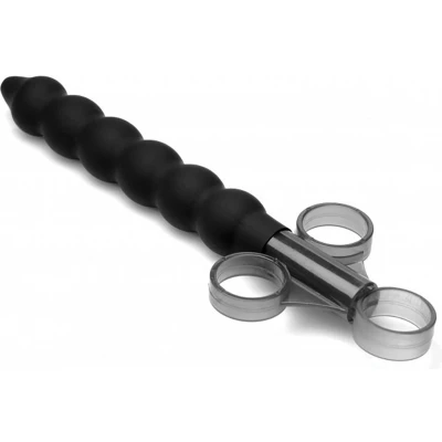 Afbeelding van XR Brands Glijmiddel Launcher Met Siliconenkralen black