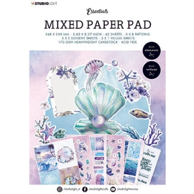 Afbeelding van Mixed Paper Pad Underwater World Essentials nr.24