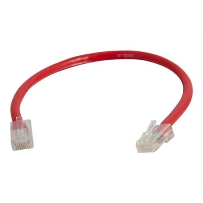 Image de C2G Cat5e Non Booted Unshielded (UTP) Network Patch Cable cordon de raccordement 1 m rouge