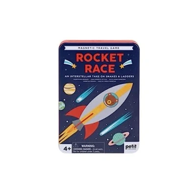 Afbeelding van Petit Collage Rocket Race 0810073341128 magnetisch reisspel