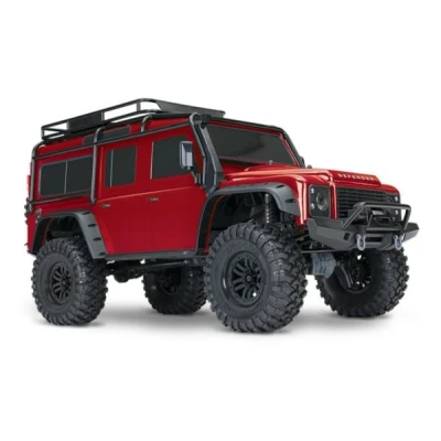 Afbeelding van Traxxas Land Rover Defender Crawler rood