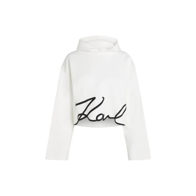 Afbeelding van KARL Lagerfeld Signature HEM Sweater, Dames, Maat: XS, Cannoli cream