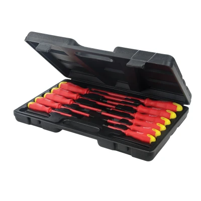 Afbeelding van Silverline 11 delige geïsoleerde soft grip schroevendraaier set