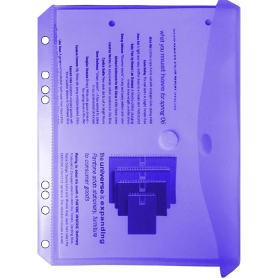 Afbeelding van EXXO HFP #35026 A5 Ringband Documententas Blauw 10 stuks (1 pak @ stuks)