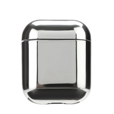 Afbeelding van AirPods 1/2 hoesje Electro series hard case Zilver Schokbestendig