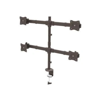 Image de StarTech.com Support de bureau pour 4 écrans à fixation VESA jusqu&#039;à 27&quot; et 8 kg bras d&#039;écran articulé en acier robuste réglable