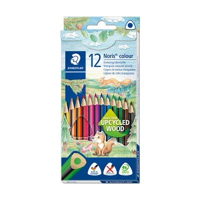 Image de Staedtler Noris crayons de couleur triangulaires (12 pièces)