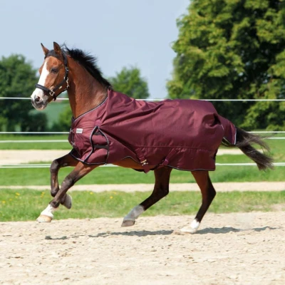 Afbeelding van Kavalkade Outdoordeken Alaska IV Fleece Bordeaux 115/165 Agradi.be
