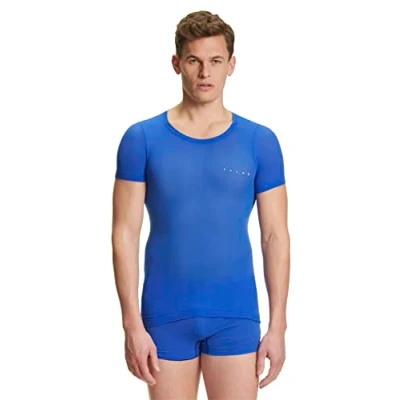 Afbeelding van FALKE heren T shirt Ultralight Cool thermoshirt blauw (yve) Maat: S