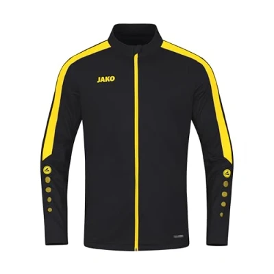 Afbeelding van Polyestervest Power Zwart/citroen / 128