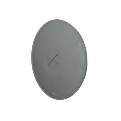Afbeelding van Klemring Diameter: 80mm Grijs &quot;H&quot; Kunststof (hard) voor spouwanker 3.6 4.5mm 50 stuks