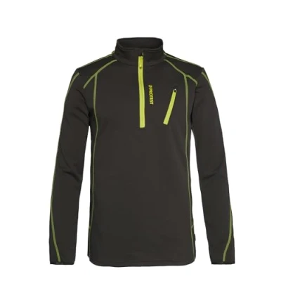 Afbeelding van Protest Humans Fleece trui, Heren, Maat: Small, Lime rocks