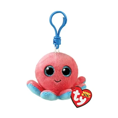 Image de Peluche Ty Beaniee Boo’s Clip Sheldon La Pieuvre