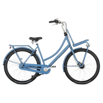 Afbeelding van Popal Daily Dutch Prestige N7 2023 Dames Transportfiets Blauw 53 Cm + 30.00 Inruilkorting