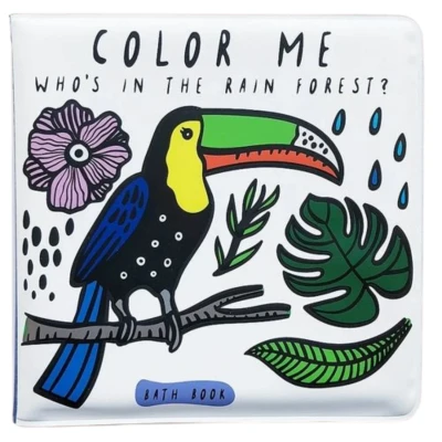 Afbeelding van Wee gallery badboekje colour me who&#039;s in the rainforest?