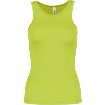 Afbeelding van PROACT Damessporttop PA442 Lime
