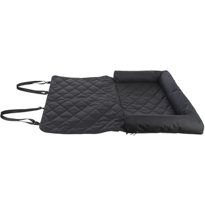 Afbeelding van Trixie Autostoel Kussen Dubbel Hondenautoaccessoire 95x10x50 cm Zwart