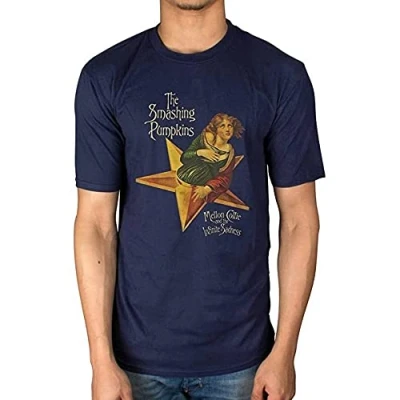 Afbeelding van Smashing Pumpkins Mellon Collie Heren T shirt XL Blauw