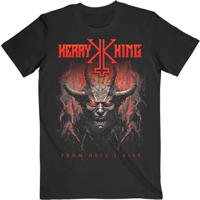 Afbeelding van Kerry King From Hell I Rise Cover T shirt, zwart.