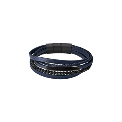 Afbeelding van LOTUS STYLE Única LS2144 2/2 leren herenarmband, Leer, Geen edelsteen, edelsteen