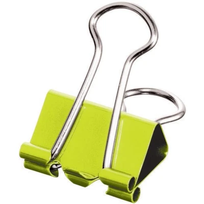 Afbeelding van Maped Foldbackclip Klein Model, 19 Mm, Ophangdoosje Van 10 Stuks, Zwart Of Assorti Foldbackclips