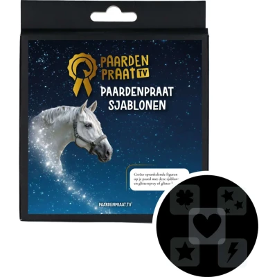 Afbeelding van Paardenpraat Sjablonen 5 stuks