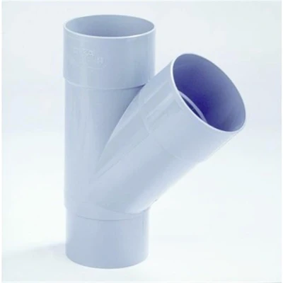 Afbeelding van HWA T stuk 45 graden, 100 mm (2 x mof / 1 verjongd