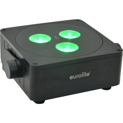 Afbeelding van EUROLITE Batterij Flat Light 3 LED Spot 24W IP65