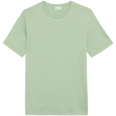 Afbeelding van s.Oliver T shirt Maat 134/140 Jongens 7220 GREEN katoen