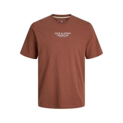 Image de JACK &amp; JONES Jprbluarchie Ss Tee Crew Neck Noos, Henné, XL