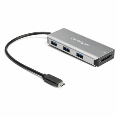 Afbeelding van 3 Port USB Hub Startech HB31C3ASDMB Silver