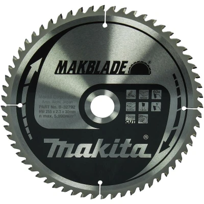 Afbeelding van Makita Afkortzaagblad voor Hout Makblade Ø 255mm Asgat 30mm 60T B 32792
