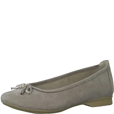Afbeelding van Jana Ballerina&#039;s, Dames, Maat: 37, Stone Textiel