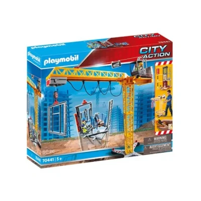 Afbeelding van PLAYMOBIL City Action RC bouwkraan met bouwonderdeel 70441