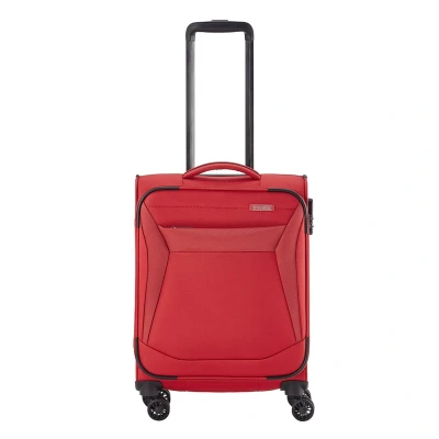 Afbeelding van Travelite Chios 4 Wiel Trolley S red Zachte koffer