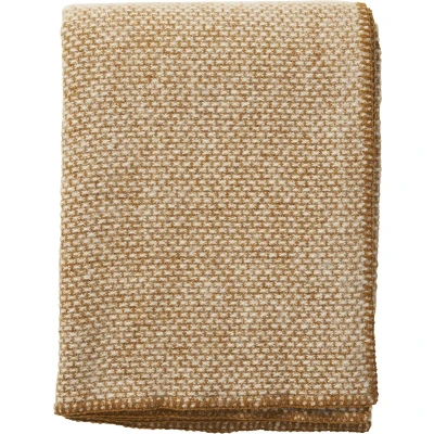 Afbeelding van Wiegdeken Wol Oker Geel 65 x 90 cm Klippan