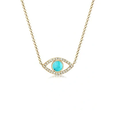 Afbeelding van Elli EVIL EYE Ketting multicoloured, Dames, Maat: 45, Multi coloured