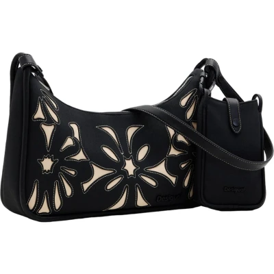 Afbeelding van Desigual Schoudertas Sybilla Medley Crossbody Bag Black Zwart