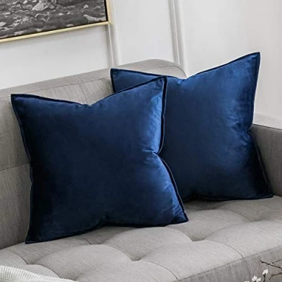 Afbeelding van kussensloop, set van 2 stuks, met verborgen ritssluiting, decoratieve kussensloop voor sofa, slaapkamer, auto.