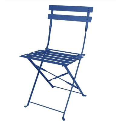 Afbeelding van Bolero Perth Pavement Style Klapstoelen Donker Marineblauw (pak van 2) FU541