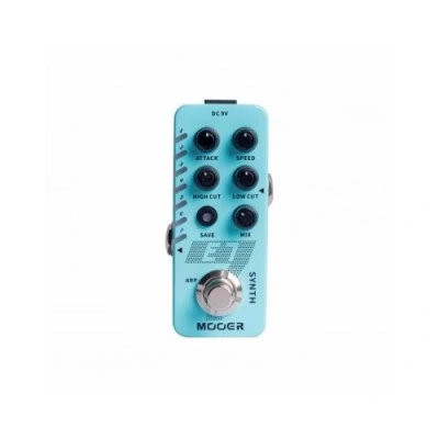 Image de Mooer E7 SYNTH Pédale synthétiseur guitare polyphonique Bleu