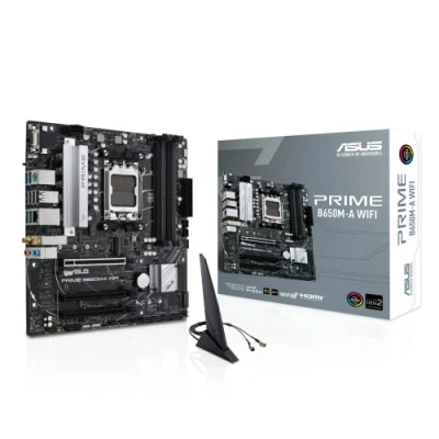 Afbeelding van Asus PRIME B650M A WIFI Moederbord Socket AMD AM5 Vormfactor Micro ATX chipset AMD® B650