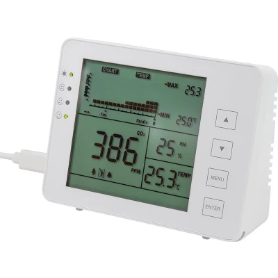 Afbeelding van LogiLink SC0115 CO₂ meter Wit