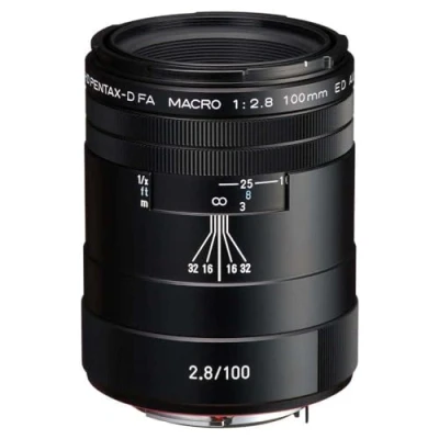 Afbeelding van Pentax HD DFA 100 Macro f2.8 ED AW Zwart (Pentax KAF, Volledig formaat), Objectief,