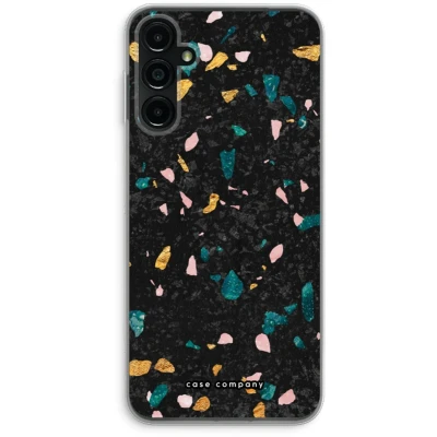 Afbeelding van Case Company® hoesje geschikt voor Samsung Galaxy A14 Terrazzo N10 Soft Cover Telefoonhoesje Bescherming aan alle Kanten en Schermrand