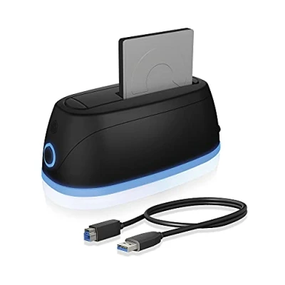 Afbeelding van ICY BOX IB 1124L C3, 1 bay SATA III SSD/HDD DockingStation, USB 3.0 Type C®/Type A Harde schijf dockingstation